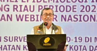 Gubernur Riau Apresiasi Ahli Epidemiologi Indonesia Bantu Pengendalian COVID-19